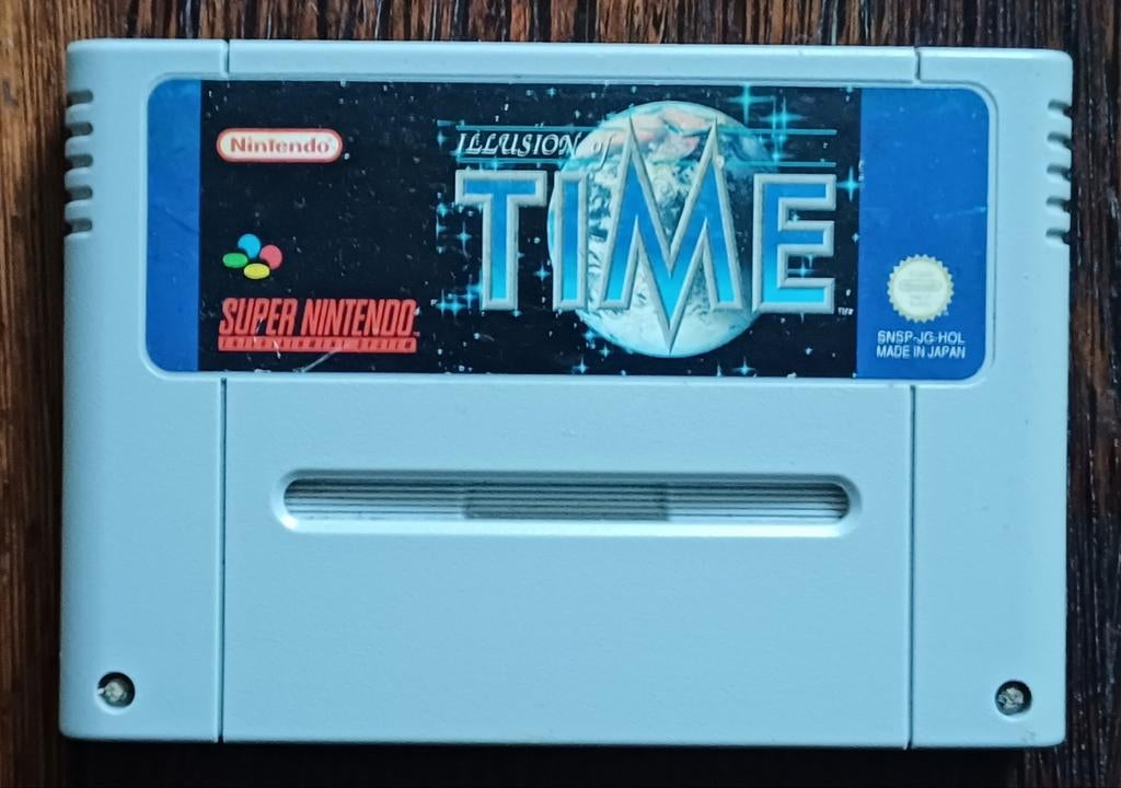 Illusion of Time - Super Nintendo (SNES) Cartridge, Gebruikt, 1 speler, Ophalen of Verzenden, Role Playing Game (Rpg)