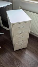 IKEA HELMER, Ladeblok op wielen, wit, 28x69 cm., Huis en Inrichting, Kasten | Ladekasten, Ophalen, Minder dan 50 cm, 5 laden of meer