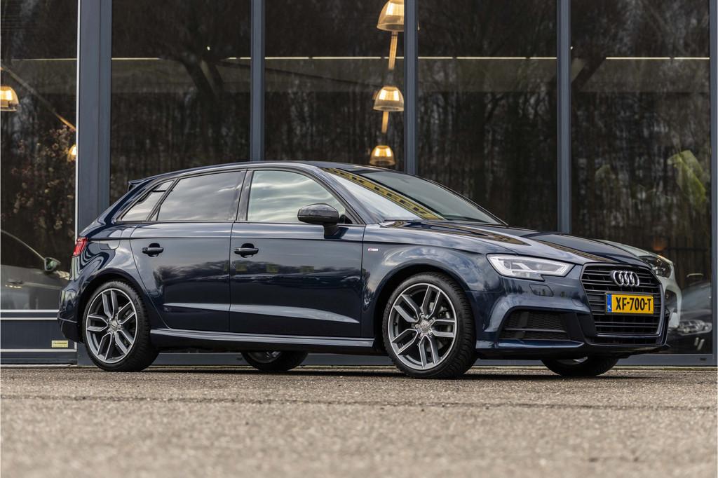 Audi A3 Sportback 35 TFSI CoD Sport S Line Edition, Auto's, Euro 6, 4 cilinders, 150 pk, Blauw