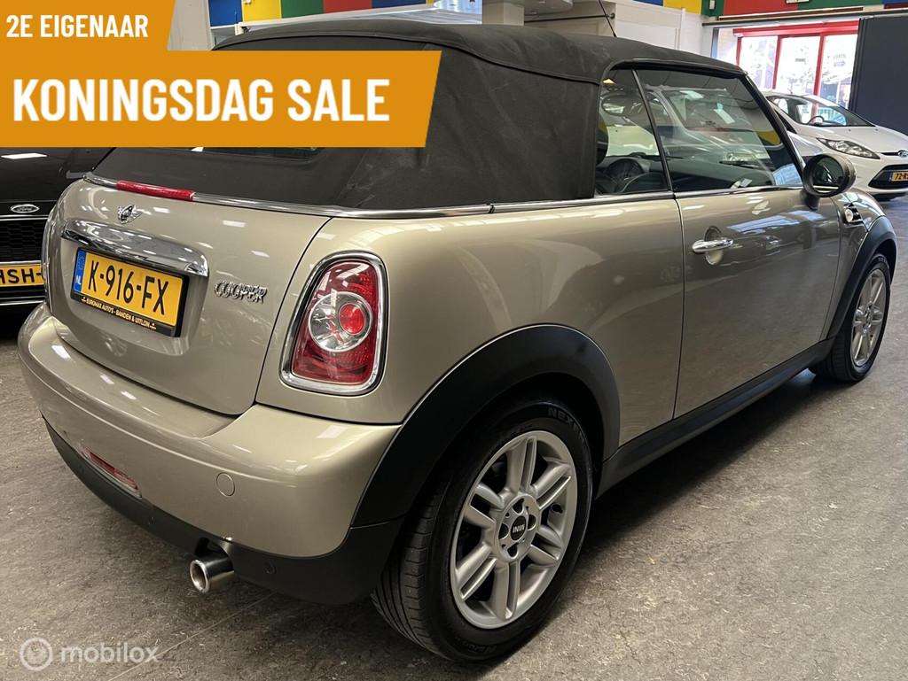 Mini Cabrio 1.6 Cooper Pepper 2e eigenaar - Airco - Cruise., Euro 5, Gebruikt, 4 cilinders, Cabriolet