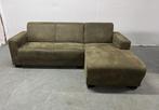 Comfortabele Hoekbank - Groen/Bruin, Modern, Comfortabel, Gebruikt, Hoekbank, Ophalen of Verzenden