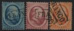 Nr. 4-5-6 gebruikt (Willem III 1864 Cat.€ 150,-), Postzegels en Munten, Postzegels | Nederland, Ophalen of Verzenden, T/m 1940