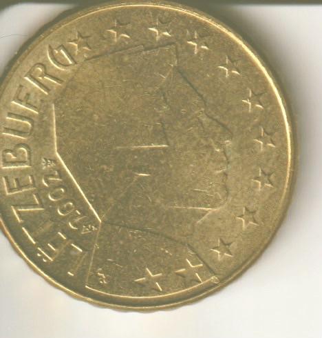 20 cent 2002 Luxemburg, Postzegels en Munten, Munten | Europa | Euromunten, Verzenden, Luxemburg, 20 cent