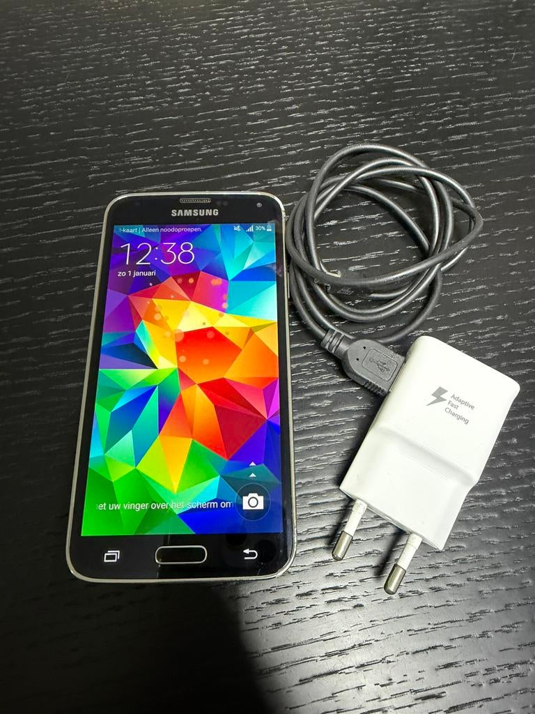 Samsung Galaxy S5, Ophalen, Zwart, Zo goed als nieuw, 6 tot 10 megapixel