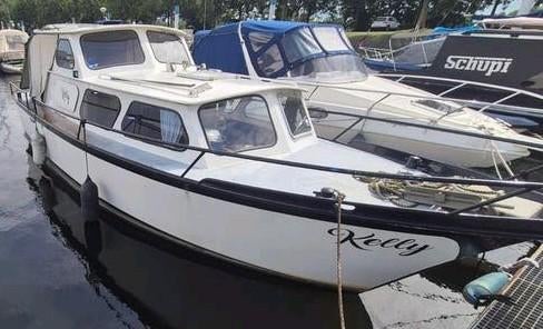 Motorjacht motorboot kajuitboot kajuit kruiser boot diesel, Ophalen of Verzenden, Gebruikt, Motor en Techniek, Zeilboot of Motorboot
