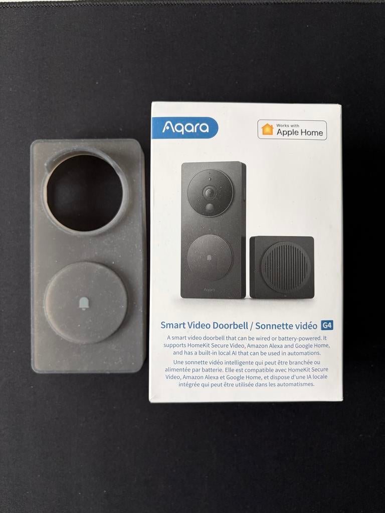 Aqara Smart Video Deurbel G4 - HomeKit & Batterij/Stroom, Huis en Inrichting, Deurbellen, Ophalen of Verzenden, Bewegingsdetectiesensor