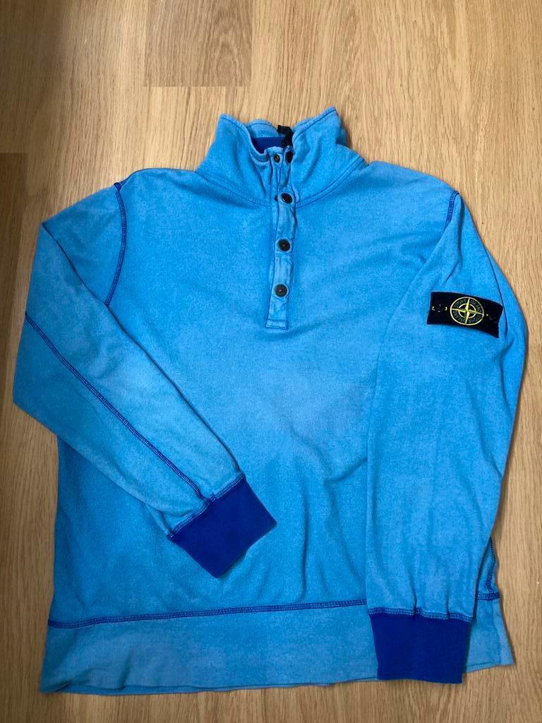 Vintage Stone Island Quarter Zip - XL - Blauw - Authentiek, Blauw, Maat 56/58 (XL), Ophalen of Verzenden, Stone Island