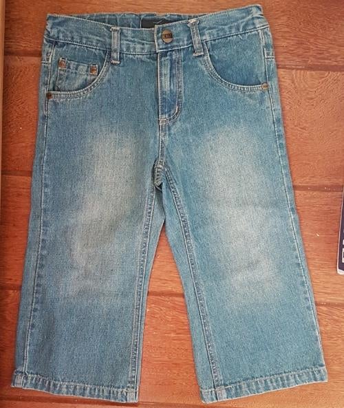 Maat 92 Denim Exit bermuda NIEUW (7473) a, Kinderen en Baby's, Kinderkleding | Maat 92, Broek, Nieuw, Ophalen of Verzenden, Jongen