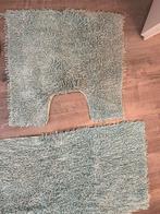 Badmatten set - Lichtblauw (2 stuks), Ophalen of Verzenden, Gebruikt, Blauw, Badmat