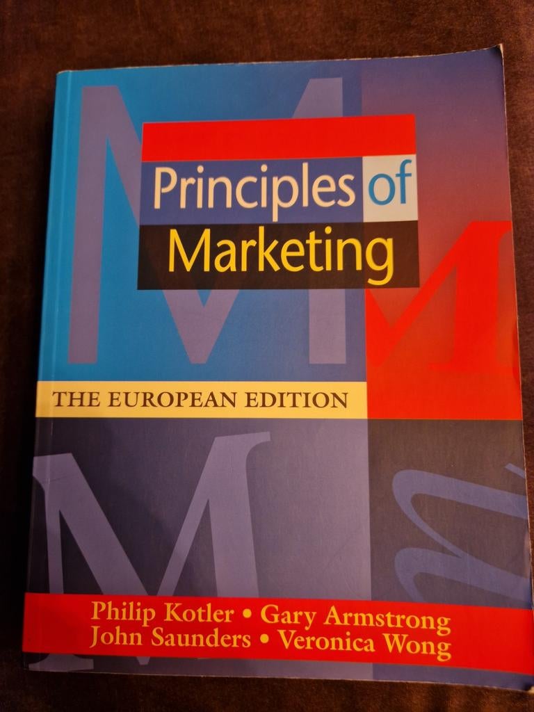 Principles of marketing, Ophalen of Verzenden, Zo goed als nieuw