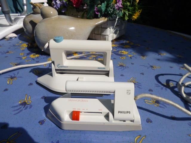 2  x reis strijkijzer Stoom Philips Compact + Stewardess, Ophalen of Verzenden, Nieuw