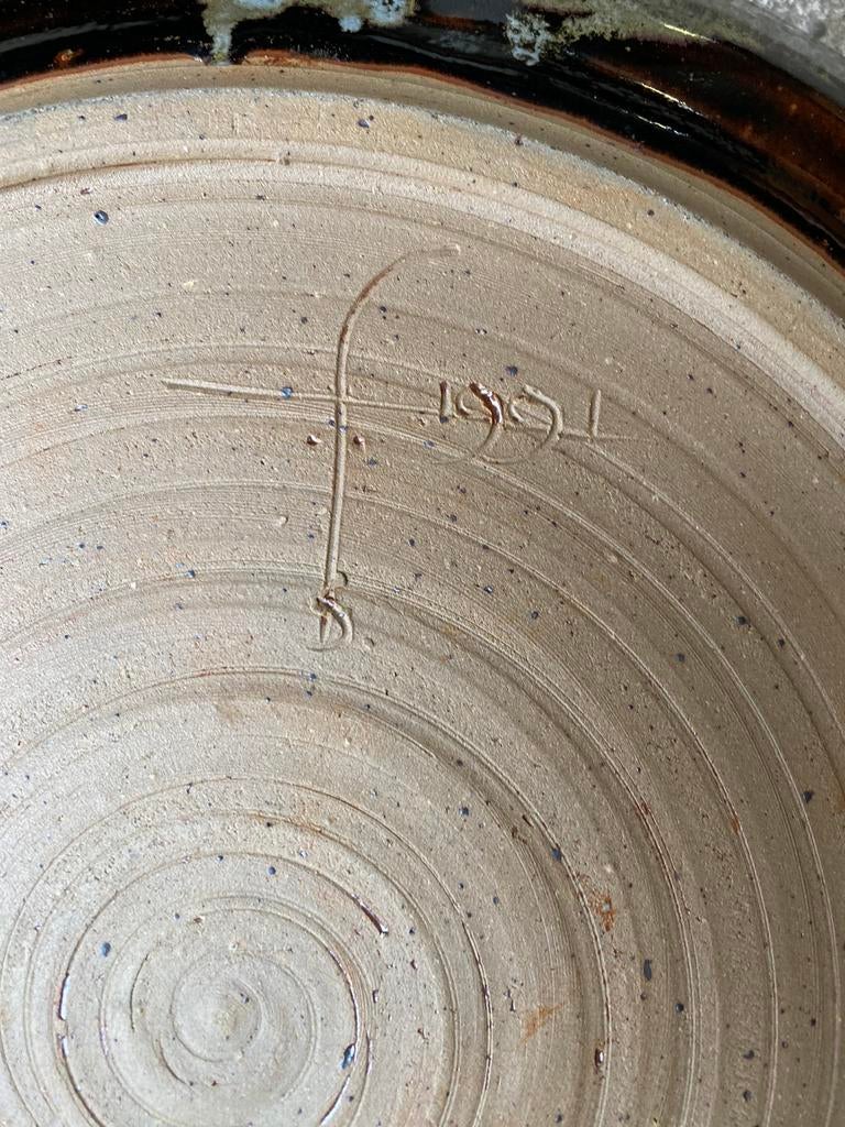 Grote keramiek fruitschaal / schaal, Gebruikt, Porselein of Keramiek, Schaal, Ophalen of Verzenden