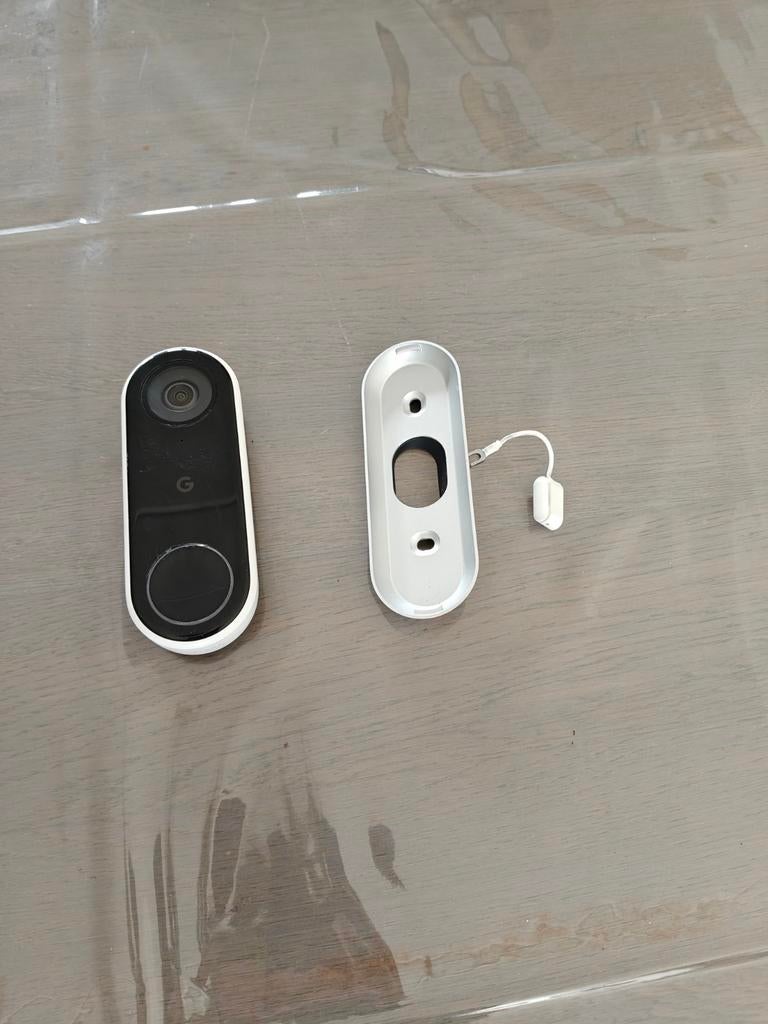 Google Nest deurbel, Ophalen of Verzenden, Bewegingsdetectiesensor, Zo goed als nieuw, Bedraad