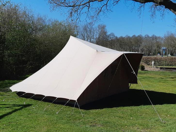 De Waard Albatros met gordijnen set . MOOI, Caravans en Kamperen, Tenten, tot en met 4, Ophalen of Verzenden