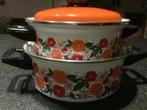 Pannen vintage jaren 70, Ophalen of Verzenden, Gebruikt, Overige materialen, Pannenset