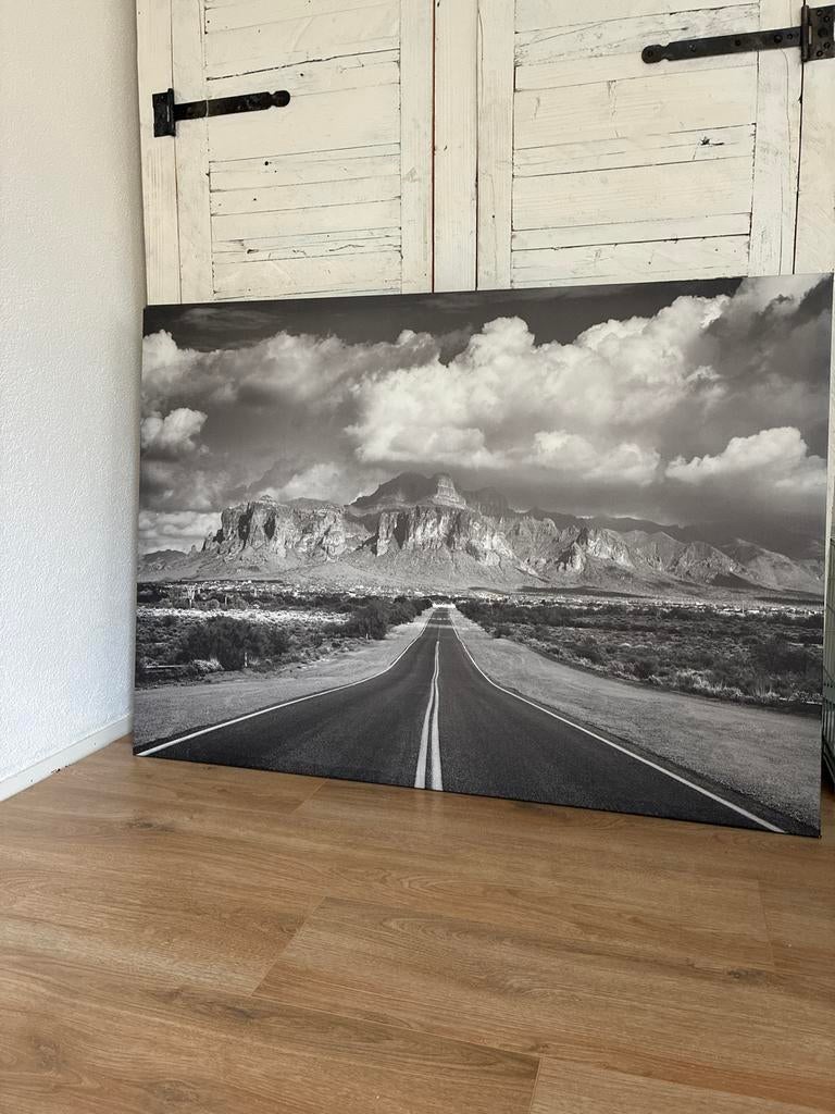 Groot zwart-wit schilderij IKEA - 140x100 cm, Ophalen