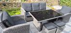 Wicker lounge diner set, Tuin en Terras, Ophalen, Bank, Zo goed als nieuw, Loungeset