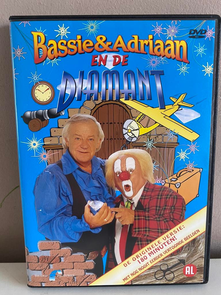 Bassie en Adriaan en de Diamant, Cd's en Dvd's, Dvd's | Kinderen en Jeugd, Alle leeftijden, Ophalen of Verzenden, Zo goed als nieuw
