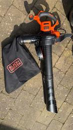Black+Decker Tuinruimer 3000W - Bladblazer/Zuiger, Tuin en Terras, Ophalen, Gebruikt, Handgedragen, Met opvangzak