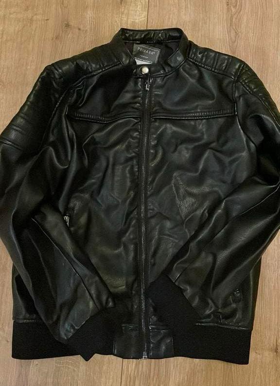 Stoer zwart jas jack maar 152 leatherlook Grease, Ophalen of Verzenden, Zo goed als nieuw, Jas