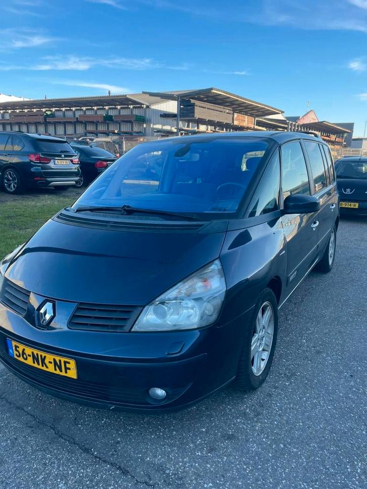 Renault Espace 2.0 16V Turbo E4 2003 Blauw, Auto's, Renault, Espace, ABS, Airbags, Airconditioning, Alarm, Boordcomputer, Centrale vergrendeling