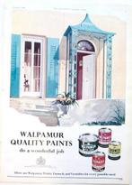 3 Engelse advertenties reclames 1961 - behang verf klussen, Verzamelen, Merken en Reclamevoorwerpen, Ophalen of Verzenden, Gebruikt