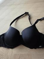 Hunkemoller zwarte naadloze bh met kant 75E, Kleding | Dames, Hunkemöller, Ophalen of Verzenden, Zwart, BH