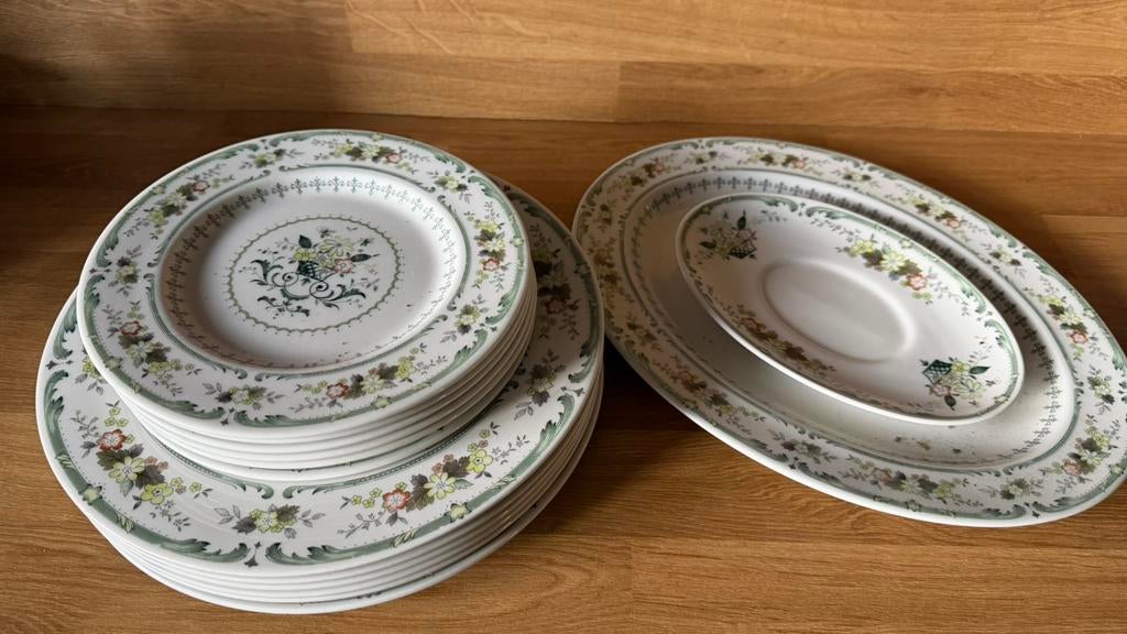 Doultan Royal servies borden, Ophalen