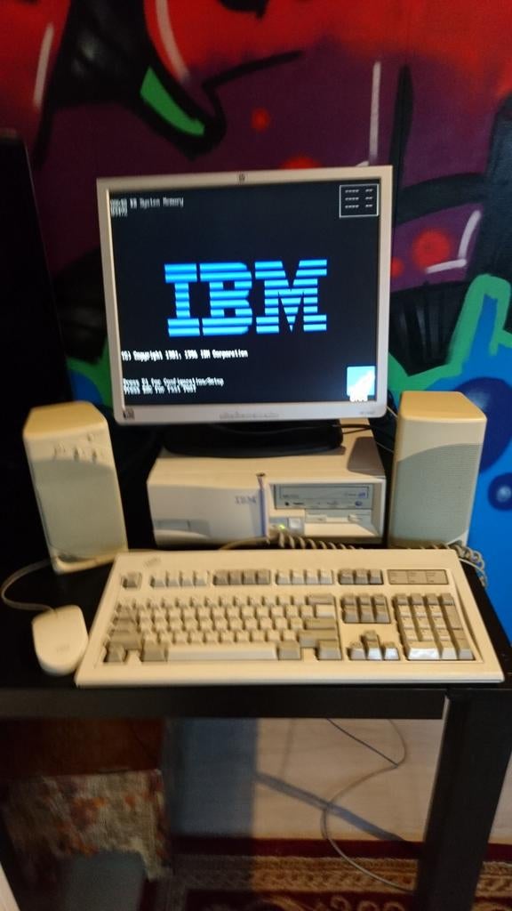 IBM PS/2 computer met Windows 98, Computers en Software, Vintage Computers, Ophalen