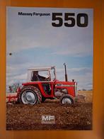 Folder Massey Ferguson MF 550 Nederlandstalig, Ophalen of Verzenden, Gelezen, Tractor en Landbouw