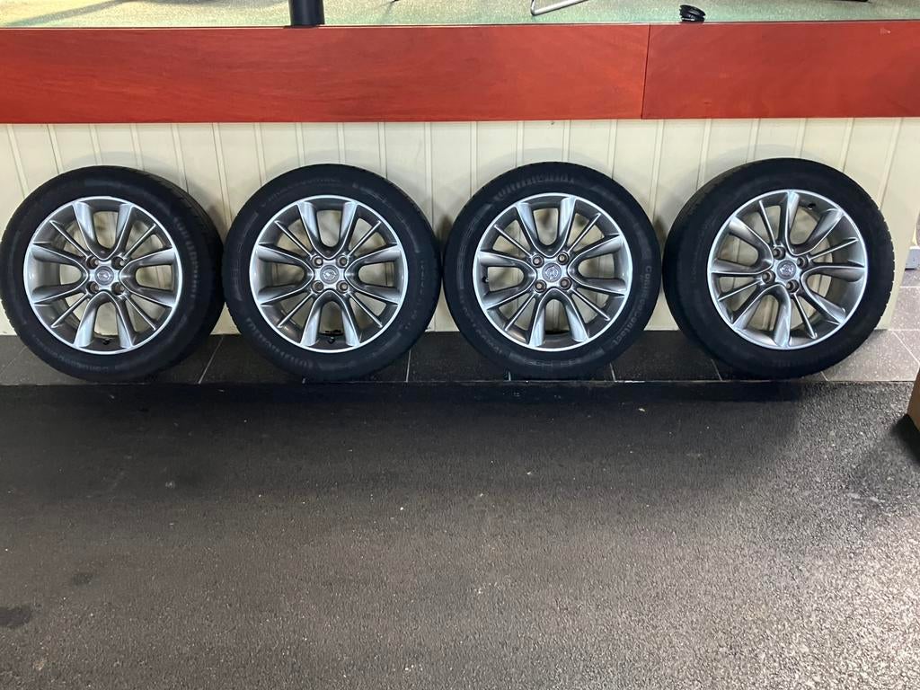 Opel Corsa lichtmetalen velgen 16 inch 4x100, Auto-onderdelen, Banden en Velgen, Gebruikt, 16 inch, Banden en Velgen, Ophalen of Verzenden