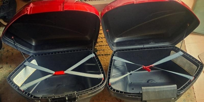 Originele Honda zijkoffers (Honda CBF1000), Motoren, Accessoires | Koffers en Tassen, Ophalen, Zo goed als nieuw