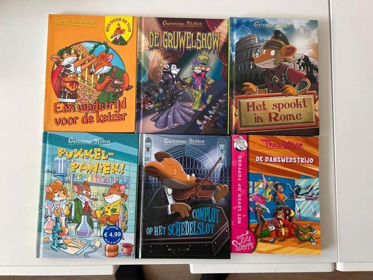 Geronimo Stilton Boeken Collectie, Boeken, Kinderboeken | Jeugd | onder 10 jaar, Zo goed als nieuw, Fictie algemeen, Ophalen