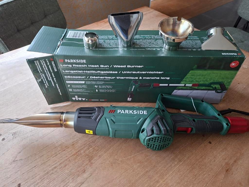 Parkside Heteluchtblazer/Onkruidverdelger met lange steel, Ophalen