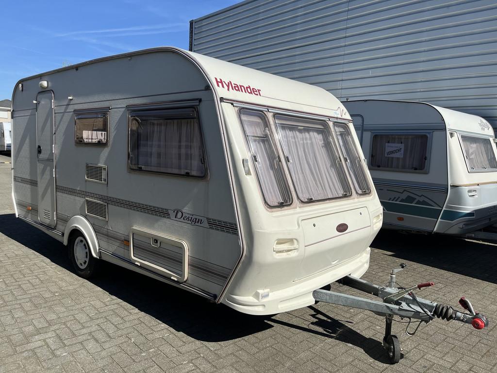 Hylander 420 Design stapelbed (bj 1997), Caravans en Kamperen, Caravans, Overige merken, Bedrijf, 750 - 1000 kg, 6 tot 7 meter