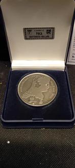 Fraaie tinnen penning 40 jaar bevrijding. Foca Oosterbeek, Postzegels en Munten, Penningen en Medailles, Ophalen of Verzenden