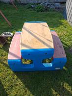 Kinder picknicktafel, Ophalen of Verzenden, Gebruikt, Rechthoekig, Hout