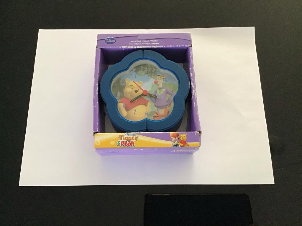 Disney Wekker met Winnie de Poeh en Teigetje, Ophalen, Zo goed als nieuw