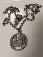Vintage jaren 50 Jorgen Jensen Denmark ketting en hanger, Ophalen of Verzenden, Overige materialen