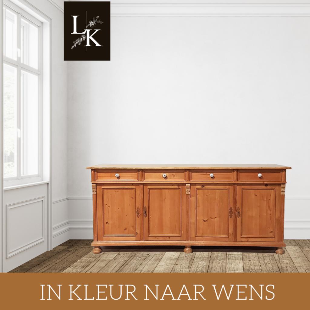 Landelijke klassieke kast, dressoir, voorraadkast, commode