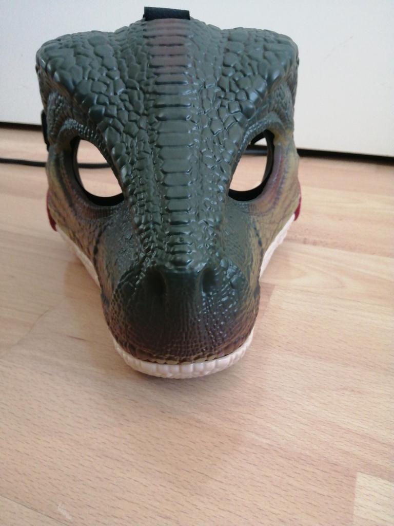 Dino masker met geluid, Ophalen, Zo goed als nieuw