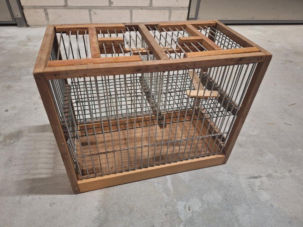 Vangkooi vintage maar werkt uitstekend, Ophalen, Hout, Vogelkooi