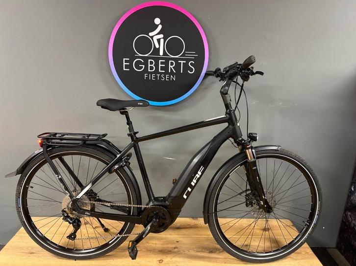 Cube Cube Touring Hybrid Pro 500 Heren Black/white 54cm 2019, Fietsen en Brommers, Elektrische fietsen, Gebruikt, Cube, 51 tot 55 cm