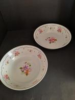 Twee melamine schalen met bloemmotief, Overige materialen, Onbekend, Ophalen of Verzenden, Onbekend