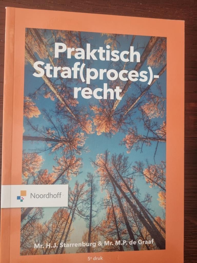 Praktisch Straf(proces)recht - 5e druk - Nieuw, Ophalen of Verzenden, Nieuw, Mr. H.J. Starrenburg & Mr. M.P. de Graaf