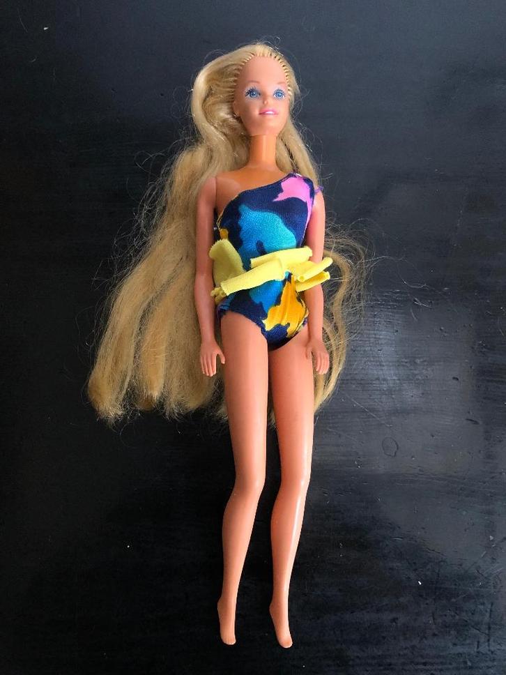 Tropical Barbie 1985, Verzamelen, Poppen, Gebruikt, Pop, Ophalen of Verzenden