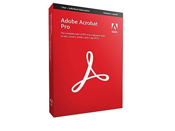 Adobe Acrobat Pro (Windows + macOS), Computers en Software, Ontwerp- en Bewerkingssoftware, Nieuw, MacOS, Windows, Linux, Ophalen