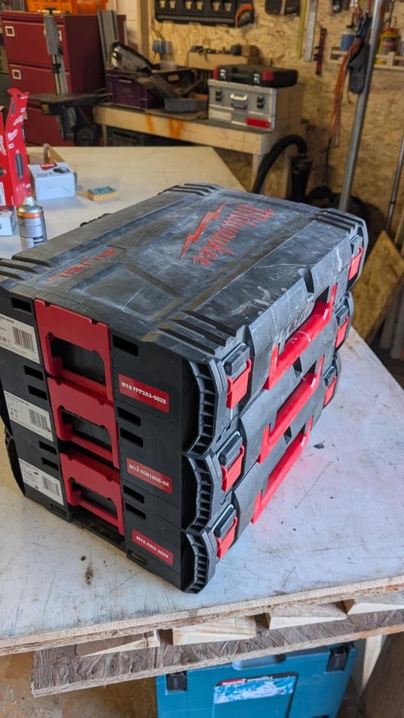 Milwaukee HD Gereedschapskisten (3 stuks), Doe-het-zelf en Verbouw, Ophalen of Verzenden