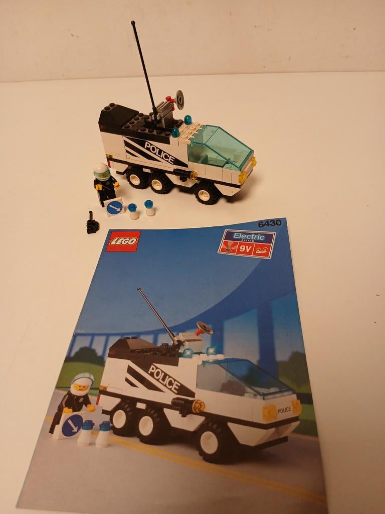 Lego 6430 police night patroller met boekje, light en sound, Ophalen of Verzenden