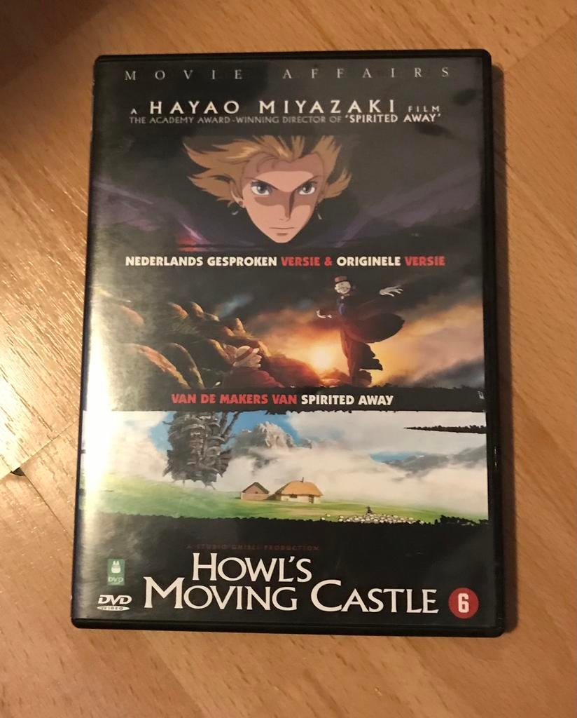 Howl’s Moving Castle DVD, Tekenfilm, Anime (Japans), Ophalen of Verzenden, Zo goed als nieuw